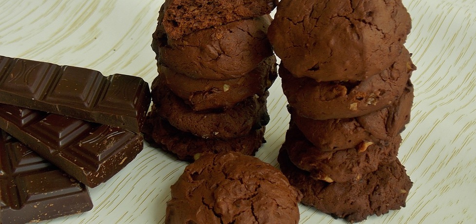 Ciasteczka czekoladowe z orzechami (autor: mniam ...