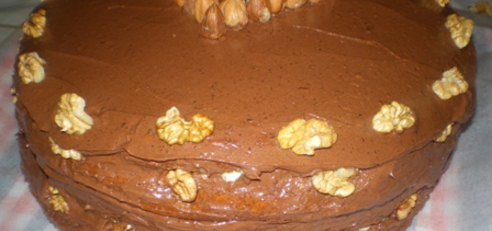 Tort orzechowy z czekoladowym kremem (autor: ilka86 ...