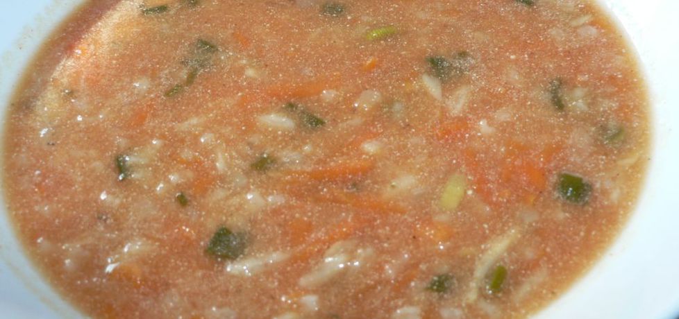 Zupa pomidorowa z zieloną cebulką (autor: goofy9 ...