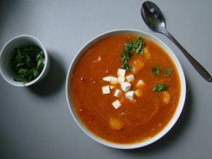Krem pomidorowo-dyniowy  prosty przepis i składniki