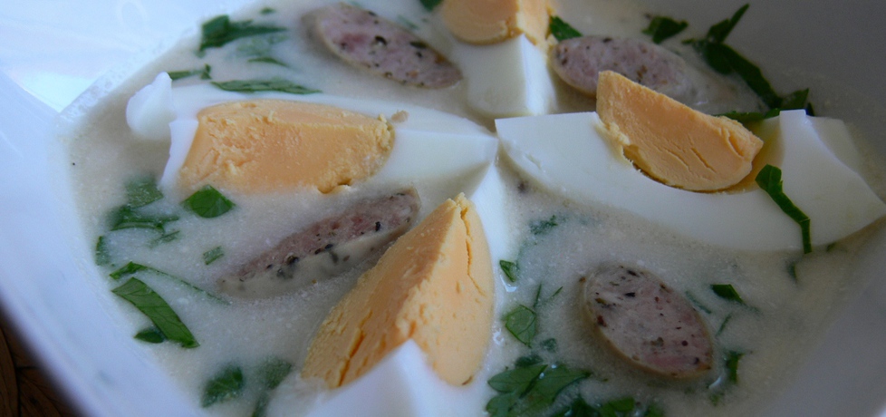 Chrzanowa zupa z jajkiem (autor: bernadettap)