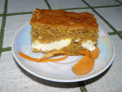 Ciasto marchewkowe z serem