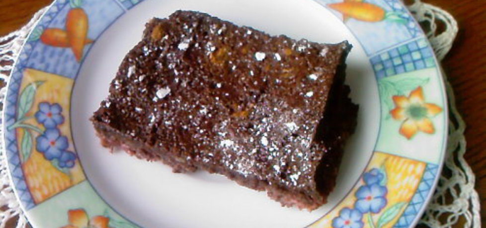 Ciasto czekoladowe z truskawkami (autor: grazyna13 ...