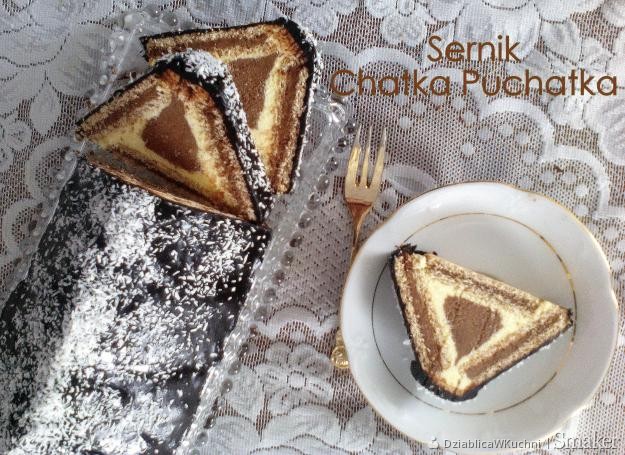 Sernik chatka puchatka (baby jagi lub trójkąt) – ciasto bez pieczenia