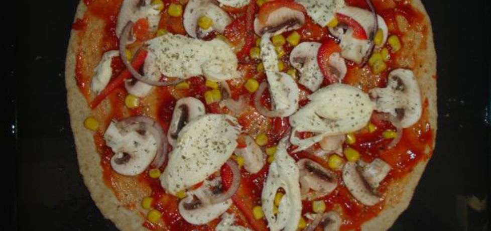 Pizza pełnoziarnista z mozzarellą (autor: goska)