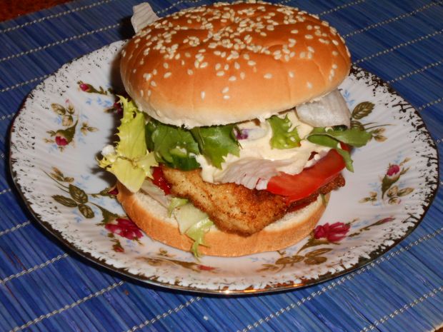 Przepis  domowy chicken burger przepis