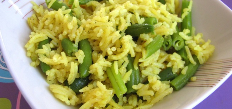 Żółty ryż z fasolką szparagową (autor: panimisiowa ...