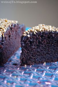 Ciasto mocno czekoladowe (seriously rich chocolate cake ...