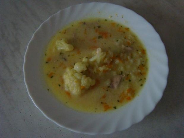 Zupa kalafiorowa  składniki