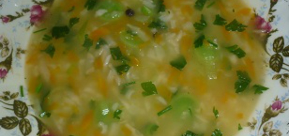 Zupa ryżowa na indyku (autor: wafelek2601)