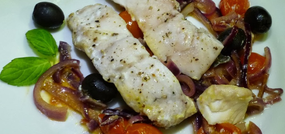 Ryba na pomidorach i czerwonej cebuli (autor: marchiochakucharzy ...