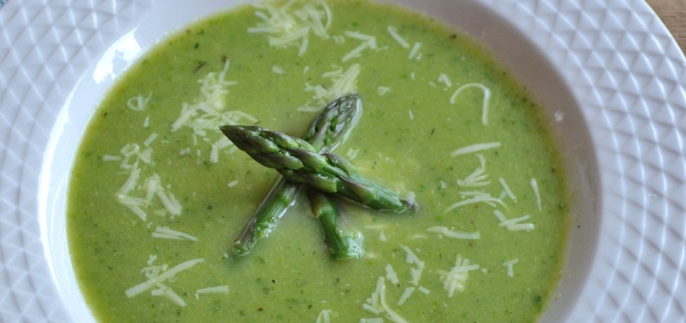 Zielona zupa krem ze szparagów i cukinii (autor: mufinka79 ...