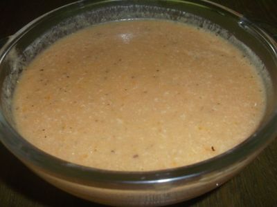 Zupa z pieczonych bakłażanów