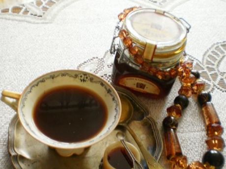 Przepis  kawa z miodem kasztanowym : przepis