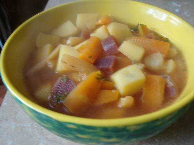 Przepis  zupa warzywna na masełku przepis