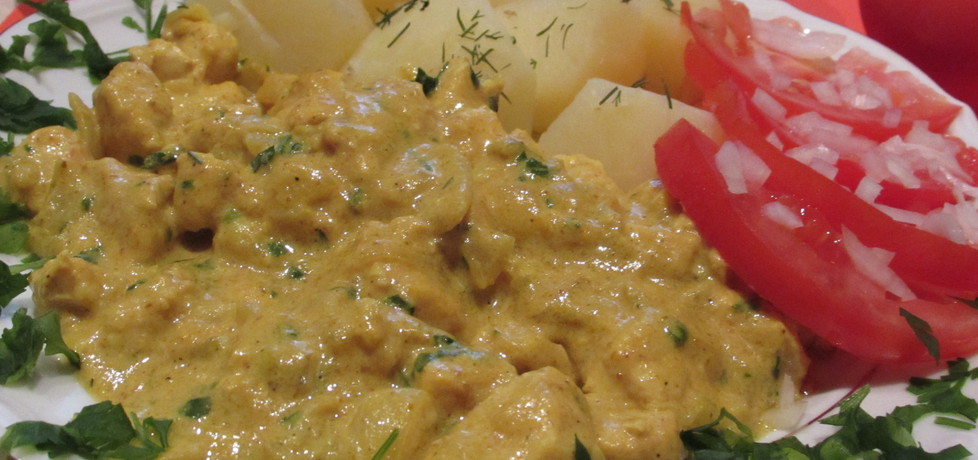 Kurczak w jogurtowym sosie curry (autor: julkatomeczek ...