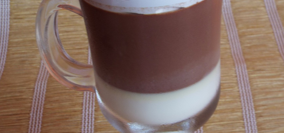 Czekoladowa galaretka w formie latte macchiato (autor: jola91 ...