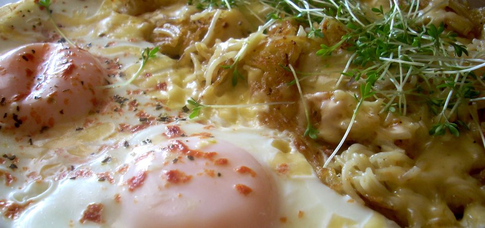 Makaron z jajkiem na kolację (autor: smacznapyza ...