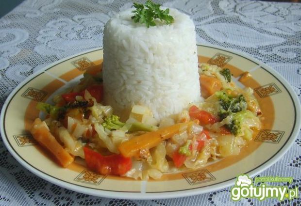 Przepis  ryż z warzywami 2 przepis