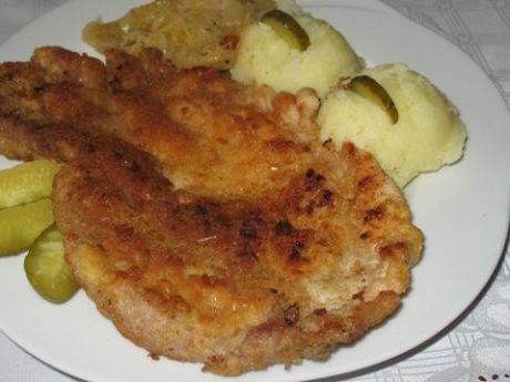 Przepis  kotlet schabowy z kapustą przepis