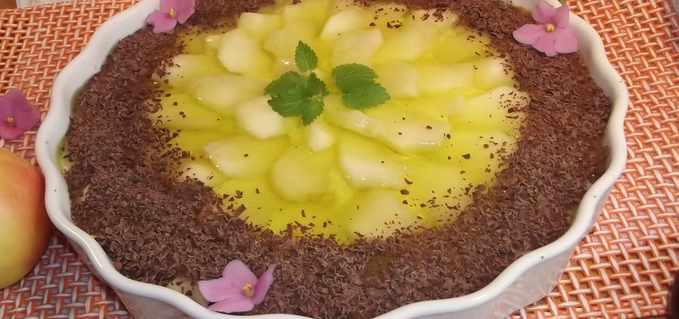 Tarta jabłkowa z czekoladą (autor: izabela29)