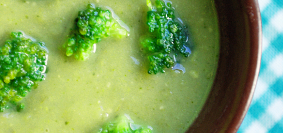 Zupa krem z brokułów i groszku zielonego (autor: domaskowa ...