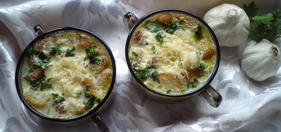 Czeska zupa serowa z czosnkiem (autor: kasiaaa)