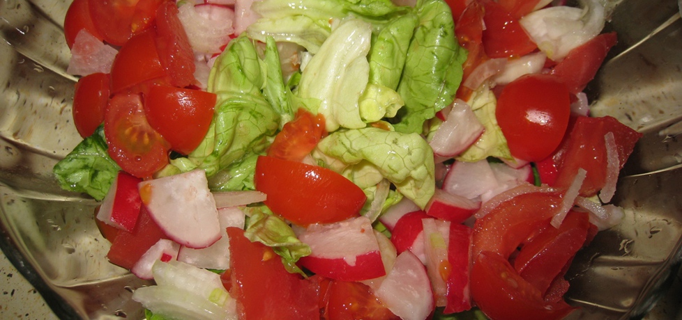 Zielona sałata z pomidorami (autor: marzencia2007 ...