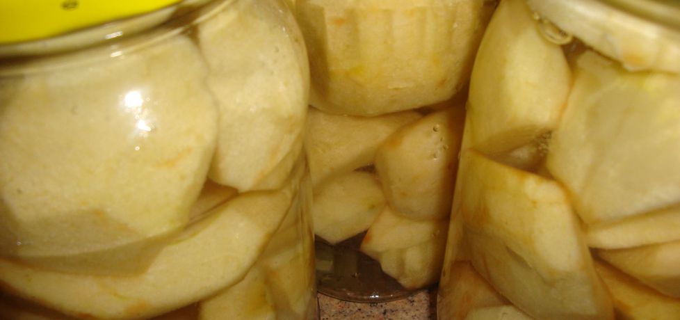 Kompot z jabłek zaprawiony do słoików (autor: ice
