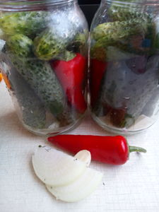 Ogórki konserwowe z peperoni