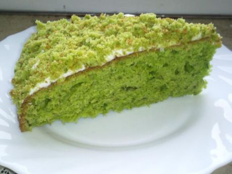Przepis  zielone słodkie ciasto przepis