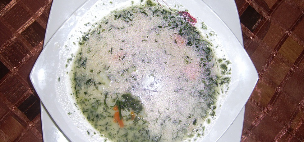 Zupa koperkowa z ryżem (autor: justyna37)