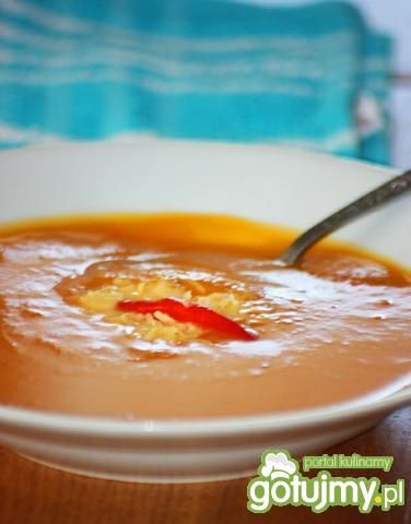 Przepis  pikantna zupa krem z batatów przepis