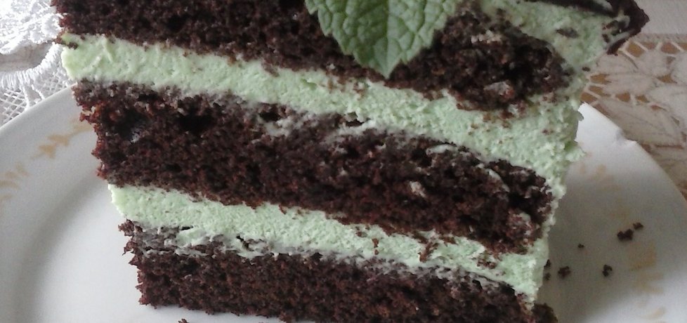 Tort czekoladowo-miętowy (autor: aniach32)