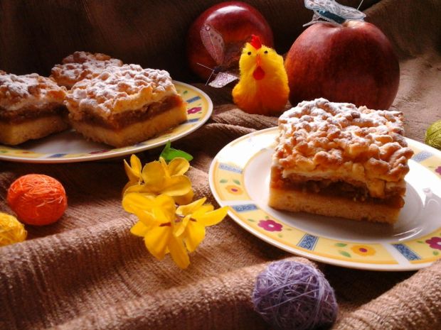 Przepis  kruche ciasto z jabłkami przepis