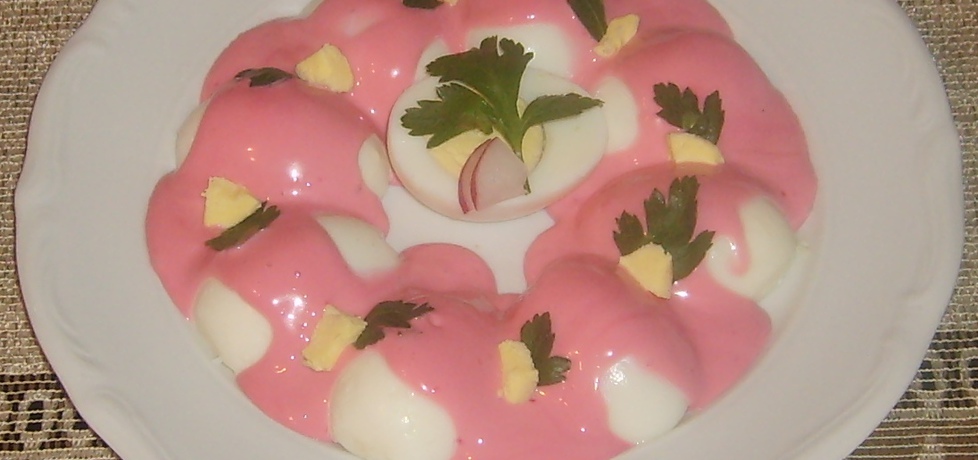 Jajka w różowym sosie (autor: beatkaa153)
