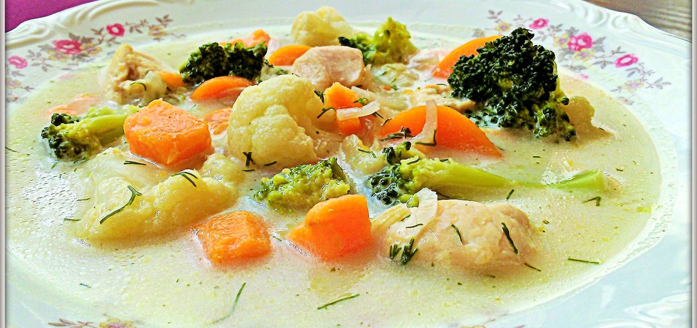 Zupa warzywna z batatami i kurczakiem (autor: futka ...