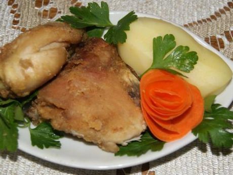 Przepis  gotowany kurczak udaje nugetsy : przepis