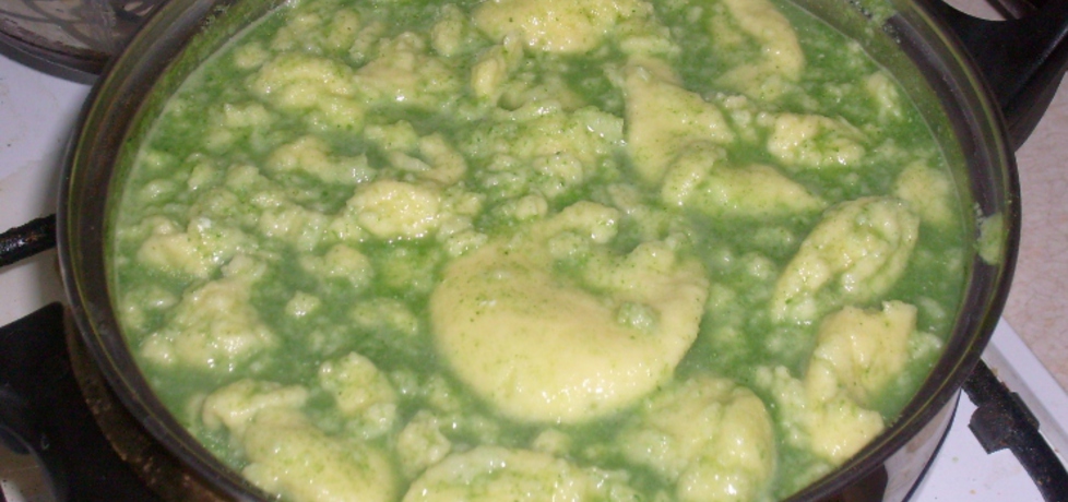 Szybka zupa szczawiowa z kluskami lanymi (autor: arleta