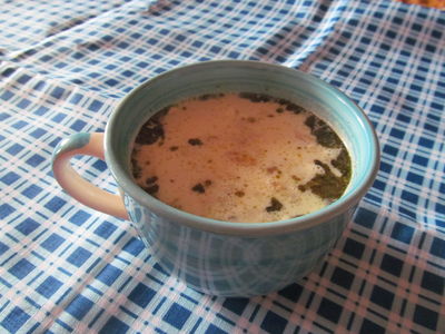 Zupa z serka topionego
