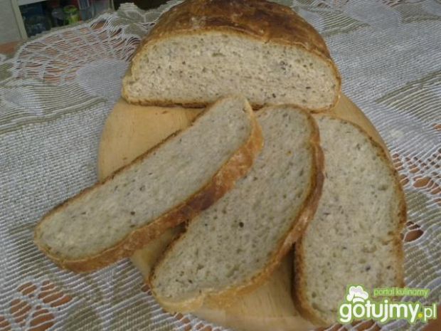 Przepis na: chleb z siemieniem lnianym :gotujmy.pl