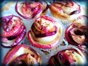 Francuskie róże z jabłkami  prosty przepis i składniki