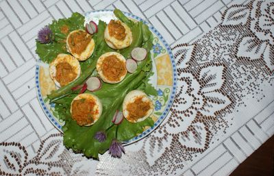 Orientalne jajka na ostro według juranda