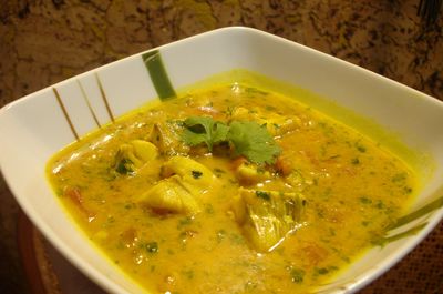 Rybne curry na mleczku kokosowym