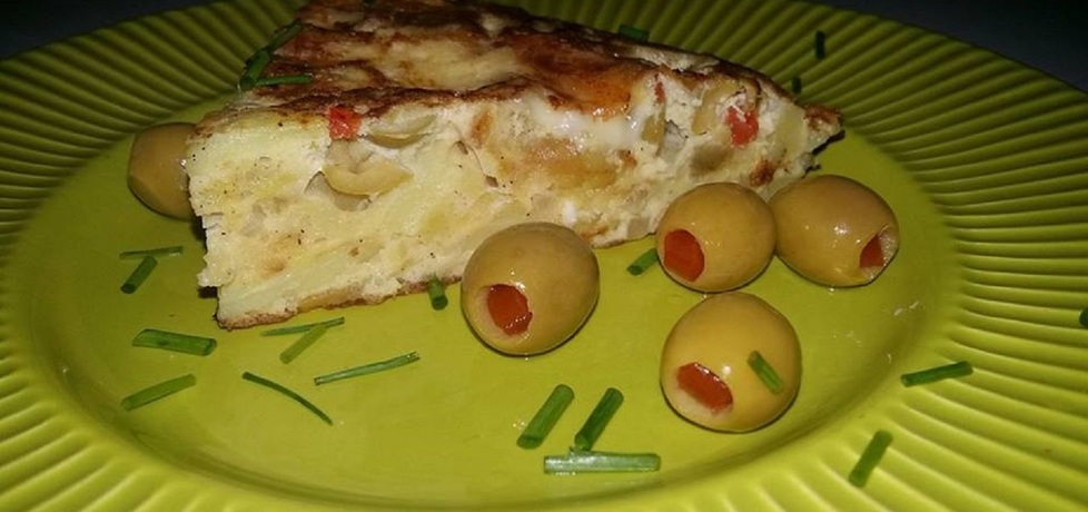 Ziemniaczana tortilla z zielonymi oliwkami (autor: cookingangelika ...