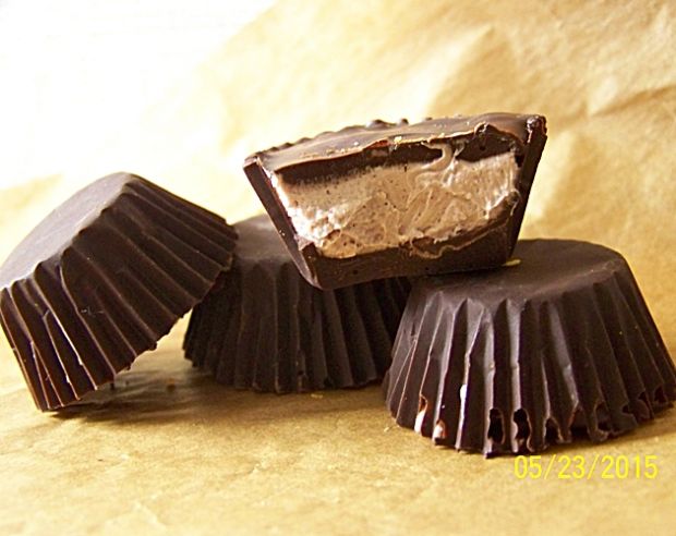 Przepis  czekoladki z kakaowym nadzieniem przepis