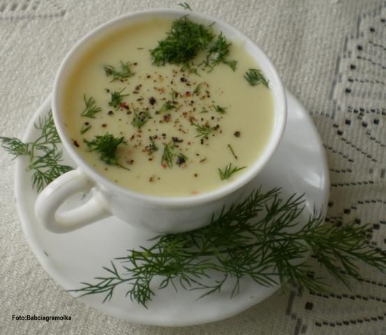 Przepis  zupa krem kalafiorowo-serowy : przepis
