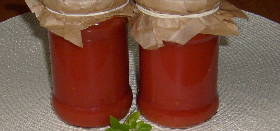 Przecier pomidorowy z bazylią i solą morską (autor ...