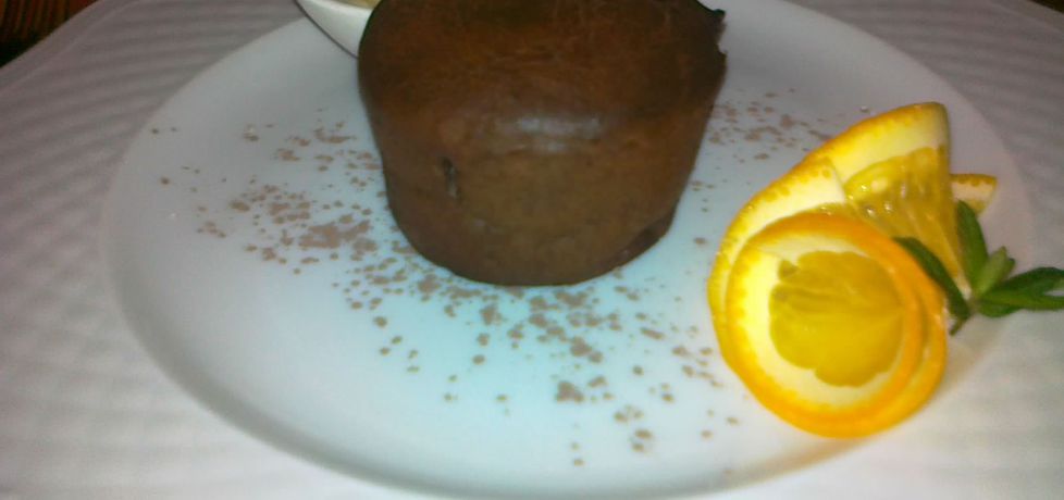 Muffin z płynącą czekoladą (autor: aneta2208)