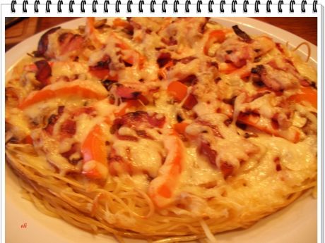 Przepis  makaronowa pizza eli przepis